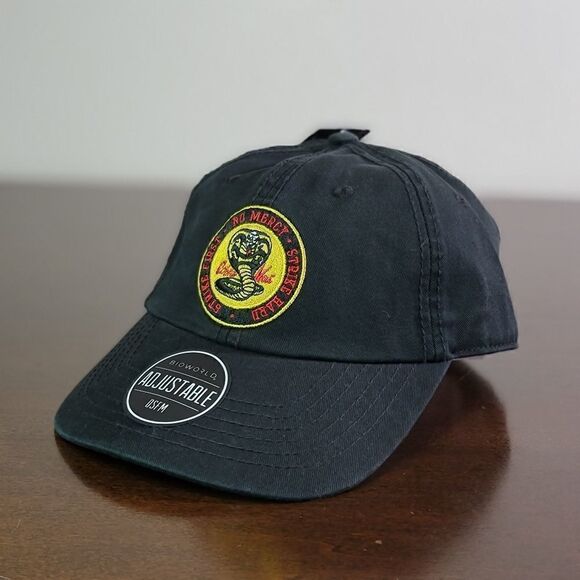 Cobra Kai Official Licensed Dad Hat Cap Black New - Picture 3 of 9
